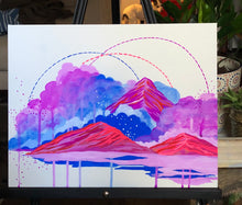 Load image into Gallery viewer, Dreamscape Gouache painting by StudioXFlo