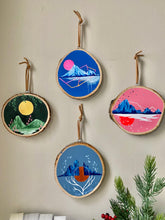 Load image into Gallery viewer, Wood Slice Ornament (+ colors)
