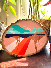 Load image into Gallery viewer, Rustic Home Wood Slice Art by StudioXFlo