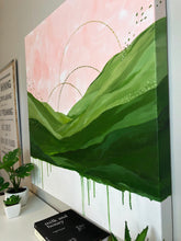 Load image into Gallery viewer, Green Landscape Painting by StudioXFlo
